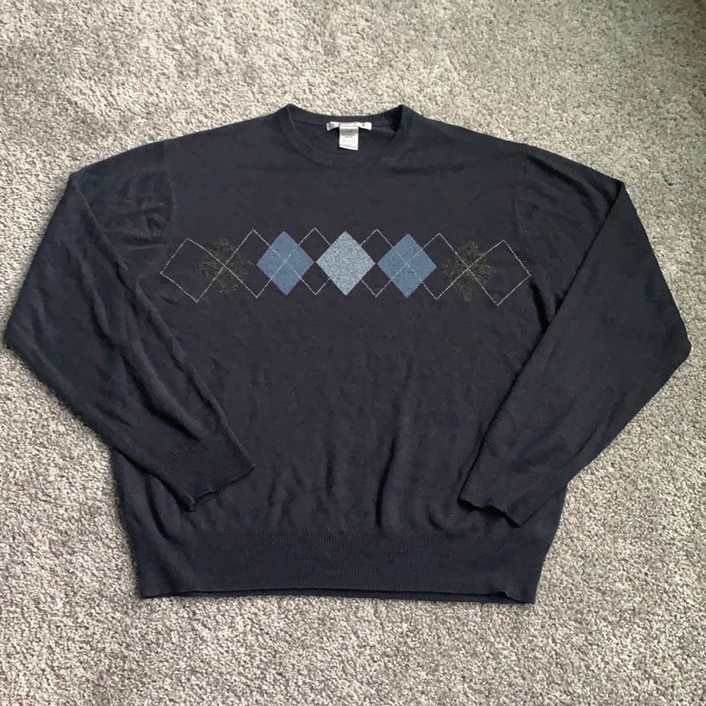 Vintage Men’s Argyle Sweater